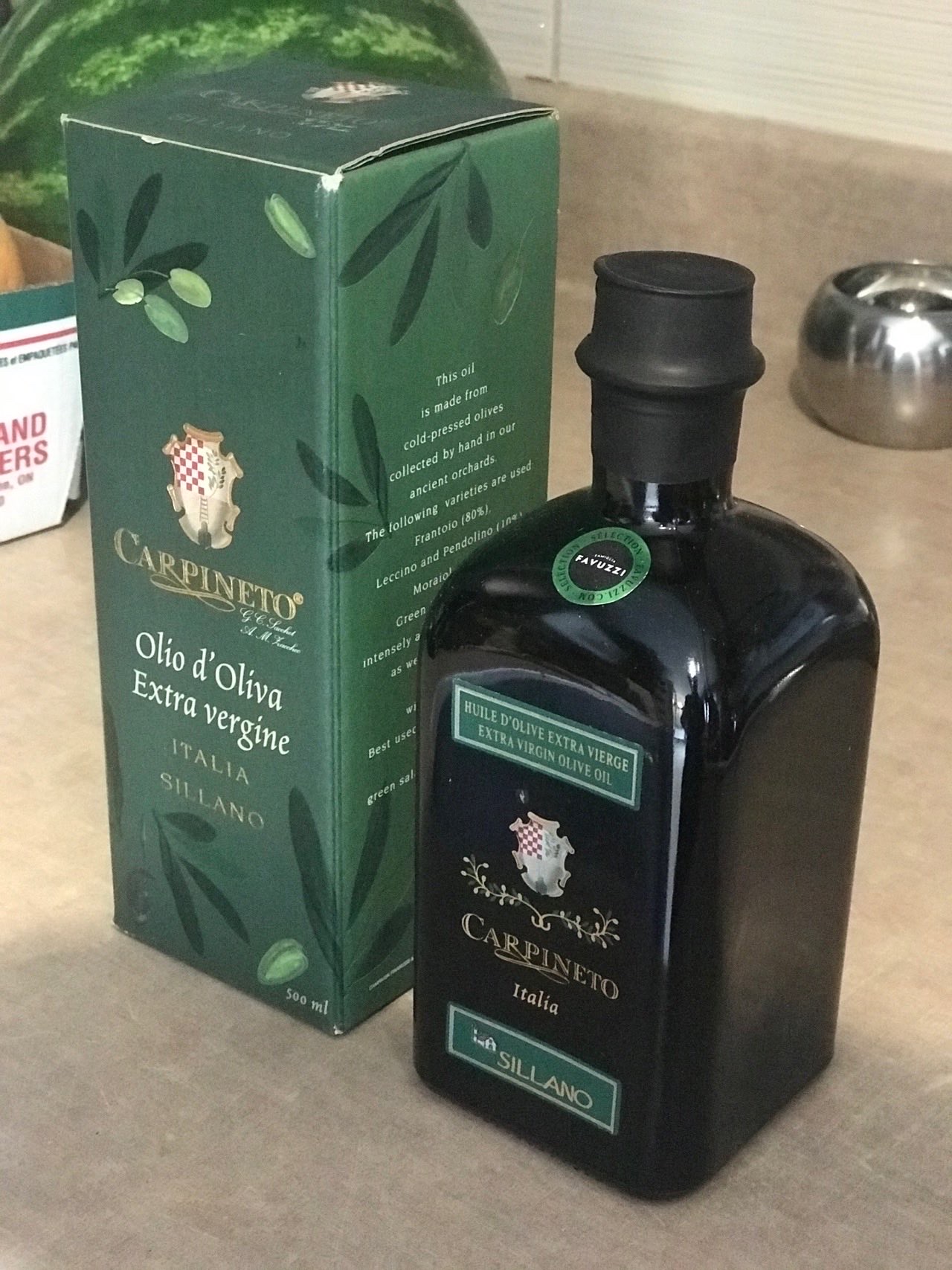 Carpineto Olive Oil – Olio d’Oliva Extra vergine. A Must Try!